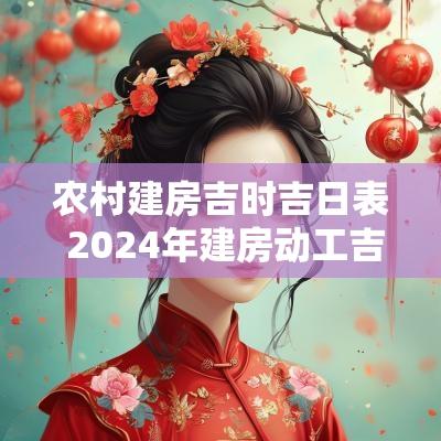 农村建房吉时吉日表 2025年建房动工吉日吉时