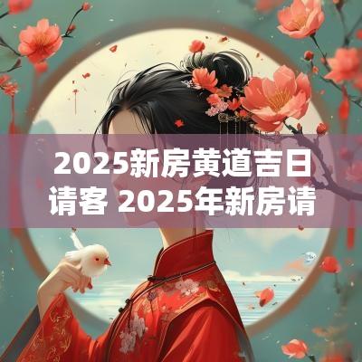 2025新房黄道吉日请客 2025年新房请客吉日