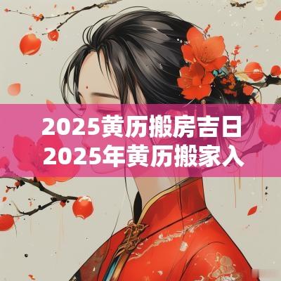 2025黄历搬房吉日 2025年黄历搬家入宅最佳日期