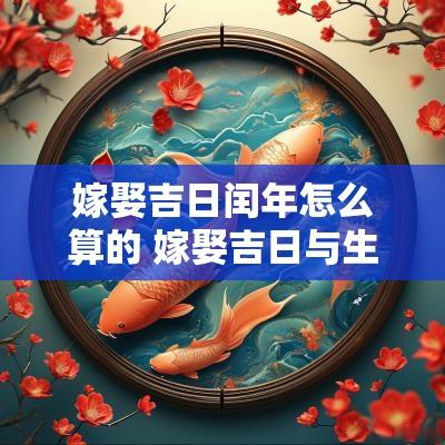 嫁娶吉日闰年怎么算的 嫁娶吉日与生辰八字