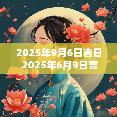 2025年9月6日吉日 2025年6月9日吉日