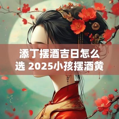 添丁摆酒吉日怎么选 2025小孩摆酒黄道吉日