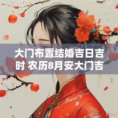 大门布置结婚吉日吉时 农历8月安大门吉日吉时
