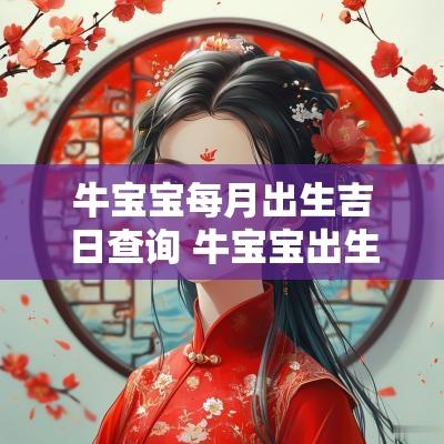 牛宝宝每月出生吉日查询 牛宝宝出生吉日12月