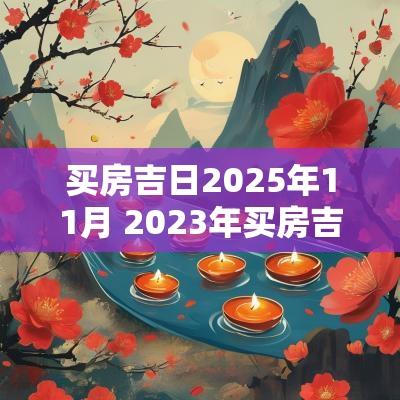 买房吉日2025年11月 2025年买房吉日一览表