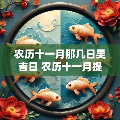 农历十一月那几日吴吉日 农历十一月提车吉日查询