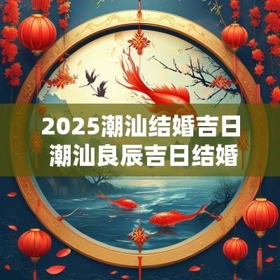 2025潮汕结婚吉日 潮汕良辰吉日结婚