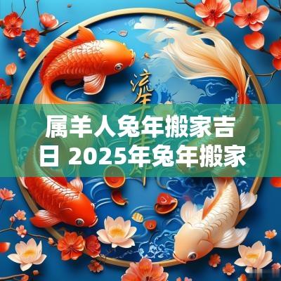 属羊人蛇年搬家吉日 2025年蛇年搬家吉日