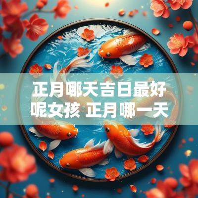 正月哪天吉日最好呢女孩 正月哪一天是好日子适合结婚