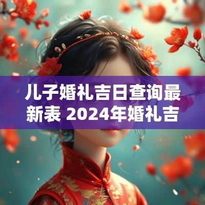 儿子婚礼吉日查询最新表 2025年婚礼吉日一览表