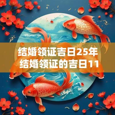 结婚领证吉日25年 结婚领证的吉日11月份