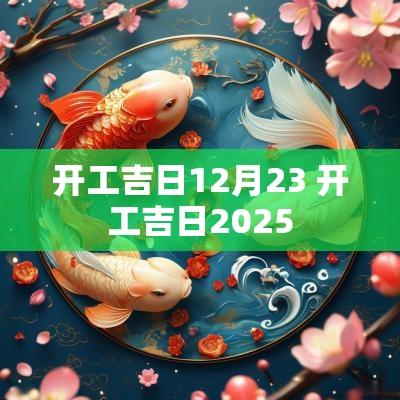 开工吉日12月23 开工吉日2025