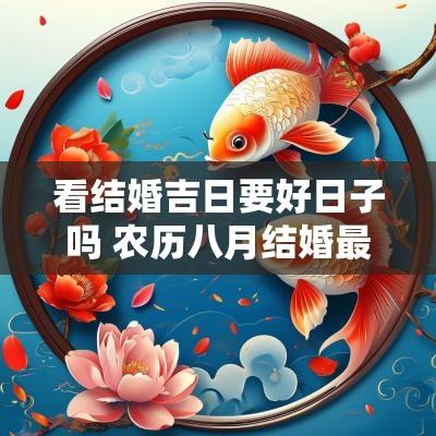 看结婚吉日要好日子吗 农历八月结婚最佳吉日