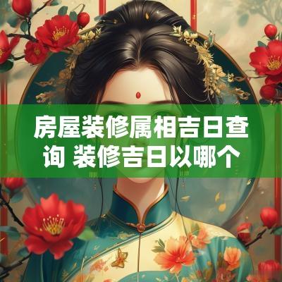 房屋装修属相吉日查询 装修吉日以哪个的属相为准