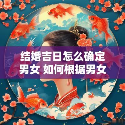 结婚吉日怎么确定男女 如何根据男女生辰八字择结婚吉日