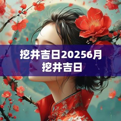 挖井吉日20256月 挖井吉日