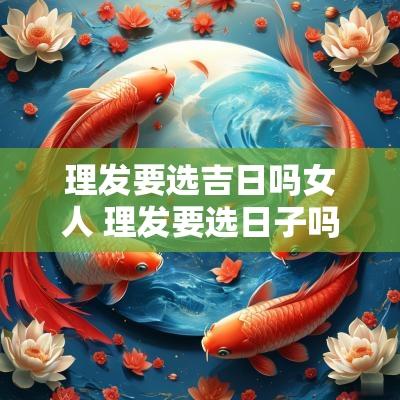 理发要选吉日吗女人 理发要选日子吗