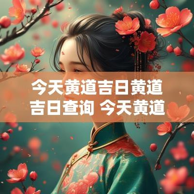 今天黄道吉日黄道吉日查询 今天黄道吉日