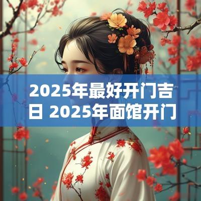 2025年最好开门吉日 2025年面馆开门吉日