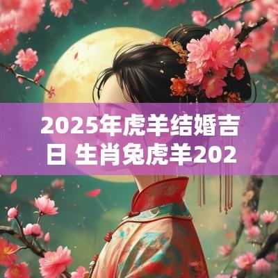 2025年虎羊结婚吉日 生肖兔虎羊2025年装修吉日