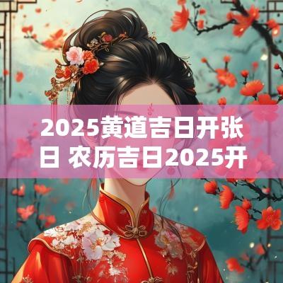 2025黄道吉日开张日 农历吉日2025开张