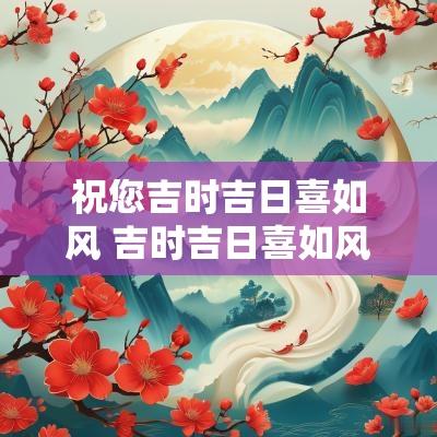 祝您吉时吉日喜如风 吉时吉日喜如风德云