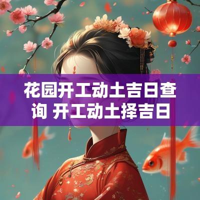 花园开工动土吉日查询 开工动土择吉日