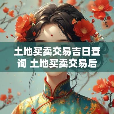 土地买卖交易吉日查询 土地买卖交易后哪里可以查