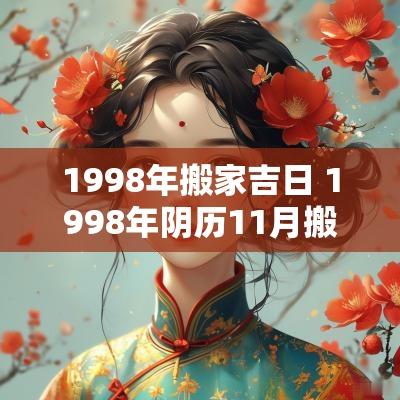 1998年搬家吉日 1998年阴历11月搬家哪天好
