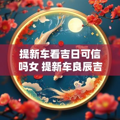 提新车看吉日可信吗女 提新车良辰吉日
