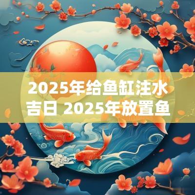 2025年给鱼缸注水吉日 2025年放置鱼缸吉日
