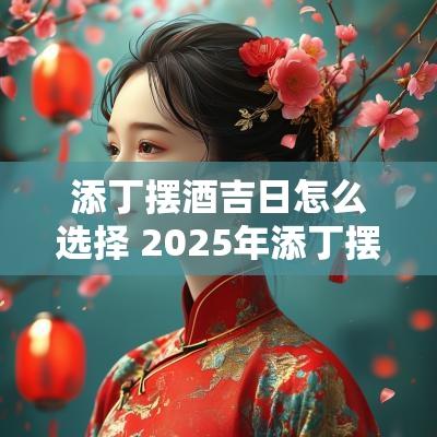 添丁摆酒吉日怎么选择 2025年添丁摆酒吉日