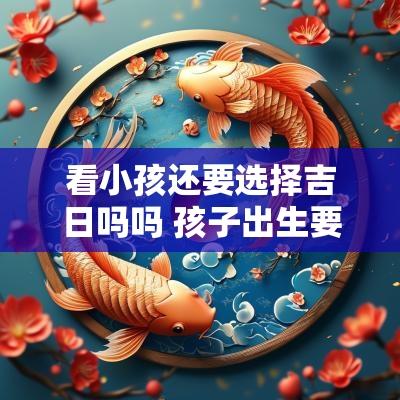看小孩还要选择吉日吗吗 孩子出生要挑吉日吗