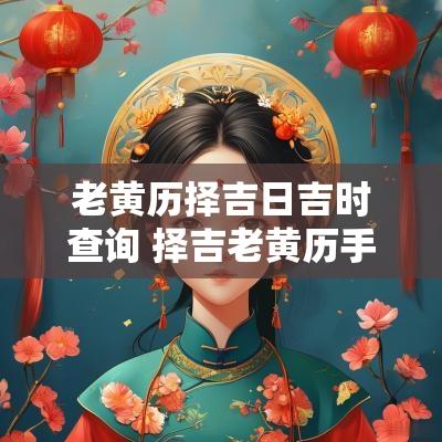 老黄历择吉日吉时查询 择吉老黄历手机版下载