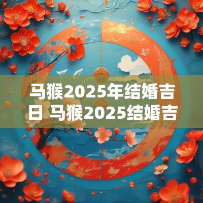 马猴2025年结婚吉日 马猴2025结婚吉日