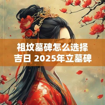 祖坟墓碑怎么选择吉日 2025年立墓碑吉日