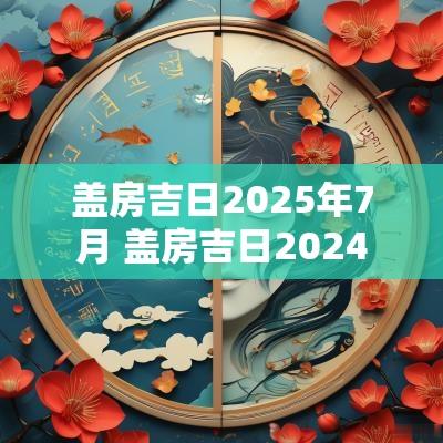 盖房吉日2025年7月 盖房吉日2025