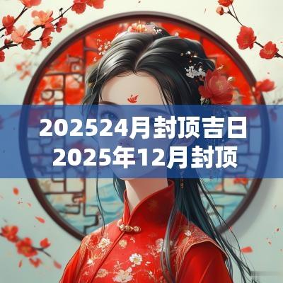 202524月封顶吉日 2025年12月封顶吉日
