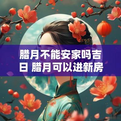 腊月不能安家吗吉日 腊月可以进新房吉日