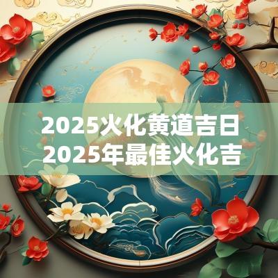 2025火化黄道吉日 2025年最佳火化吉日