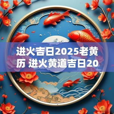 进火吉日2025老黄历 进火黄道吉日2025年7月一览表
