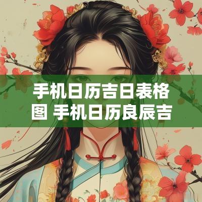 手机日历吉日表格图 手机日历良辰吉日