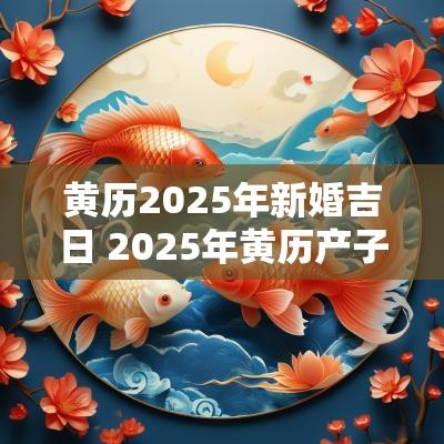 黄历2025年新婚吉日 2025年黄历产子吉日
