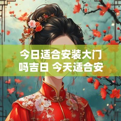 今日适合安装大门吗吉日 今天适合安装门吗