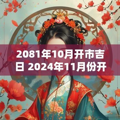 2081年10月开市吉日 2025年11月份开市的黄道吉日