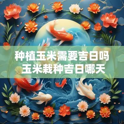 种植玉米需要吉日吗 玉米栽种吉日哪天最好