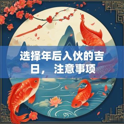 选择年后入伙的吉日， 注意事项