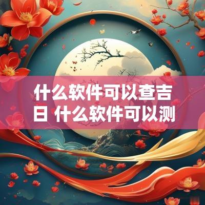 什么软件可以查吉日 什么软件可以测黄道吉日