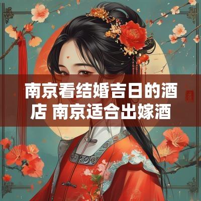 南京看结婚吉日的酒店 南京适合出嫁酒店