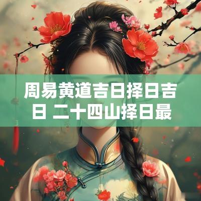 周易黄道吉日择日吉日 二十四山择日最佳吉日